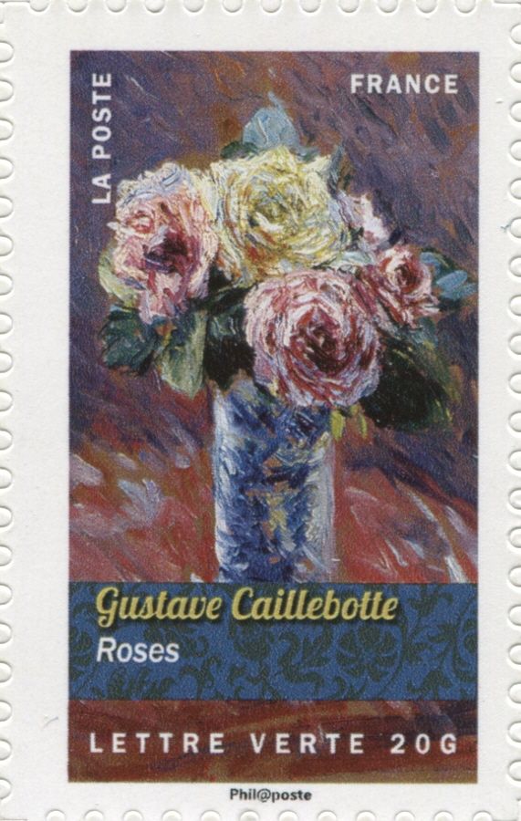Roses by Gustave Caillebotte