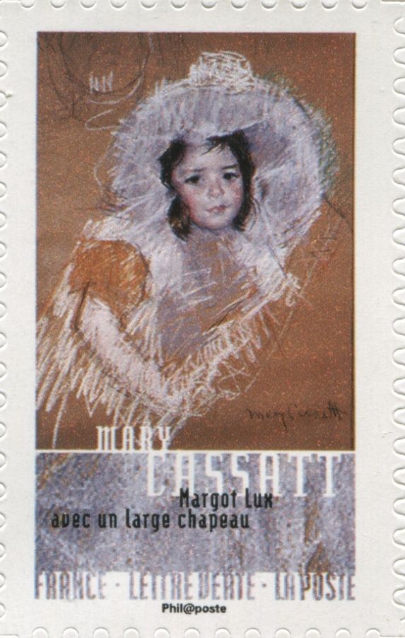 Mary Cassatt: Margot Lux with a large hat