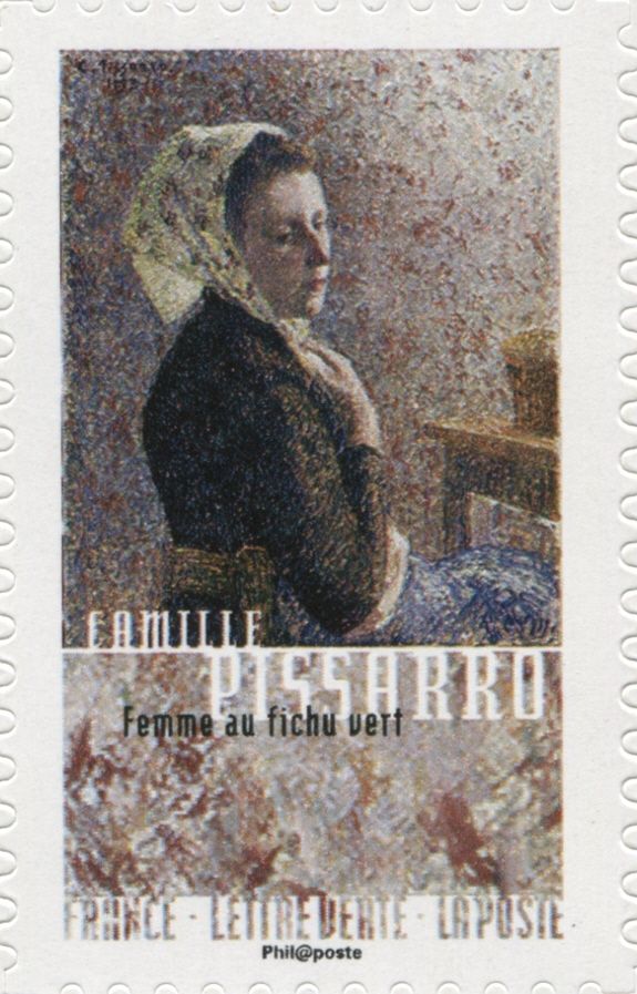 Camille Pissarro: Woman in green kerchief