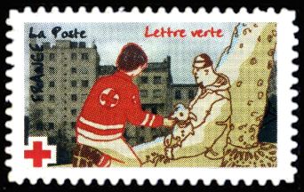 The Red Cross wherever you need us : "Feeding a dog"