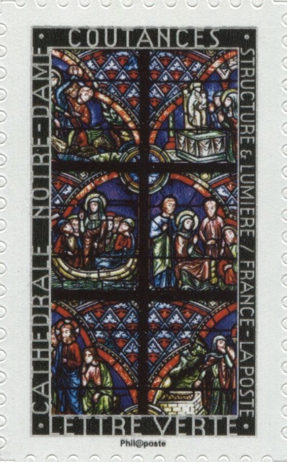 Vitrail de la Cathédrale Notre-Dame de Coutances