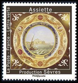 Ceramic Plate from Sevres