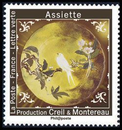 Ceramic Plate from Creil & Montereau