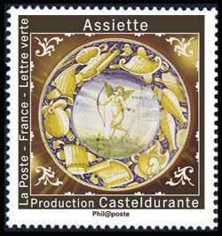 Ceramic Plate from Casteldurante