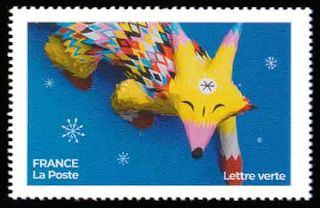 Holiday Stamps 2019 - Fox head