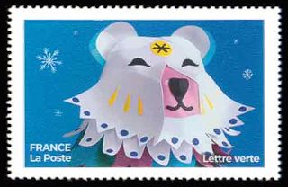 Holiday Stamps 2019 - Polar Bear Head