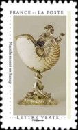 Mounted Nautilus Shell