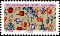 Pattern of Iris and Tulips