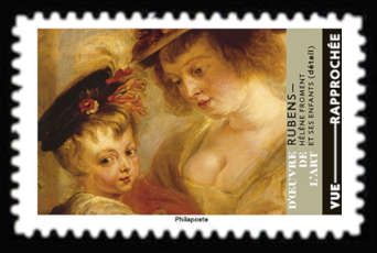 Helena Fourment and Child (Detail) by Peter Paul Rubens