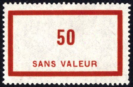 Timbre fictif de cours d'instruction
