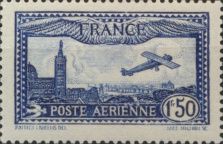 Farman F.190 over Notre Dame de la Garde, Marseille
