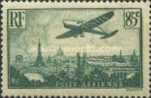 Plane Flying over Paris