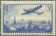 Plane Flying over Paris