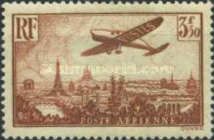 Plane Flying over Paris
