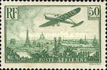 Plane Flying over Paris