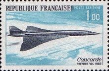 First flight of Concorde