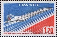 Concorde's first commercial flight, Paris-Rio de Janeiro