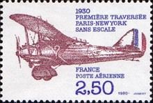 1930: Fiftieth anniversary of the crossing Paris-New York no