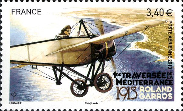 First crossing of the Mediterranean 1913 Roland Garros