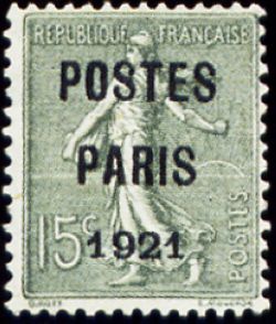 Semeuse Postes PARIS 1921