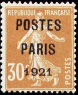 Semeuse Postes PARIS 1921