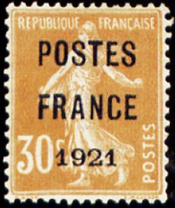 Semeuse Postes PARIS 1921