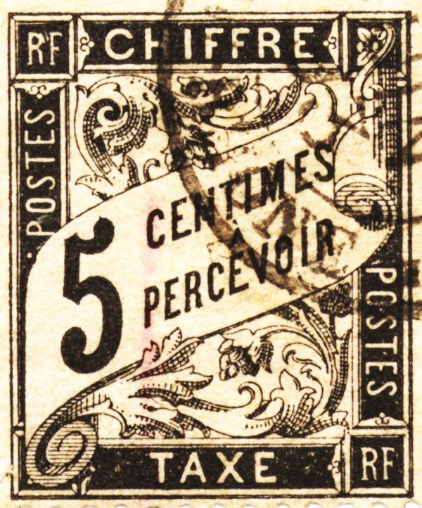 Chiffre taxe, type Duval