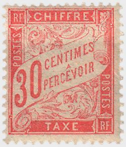 Chiffre Taxe, type Duval