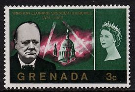 Sir Winston Churchill and St. Paul's Cathedral in wartime