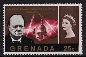 Sir Winston Churchill and St. Paul's Cathedral in wartime