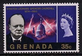 Sir Winston Churchill and St. Paul's Cathedral in wartime