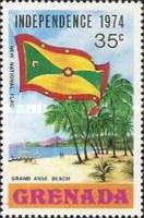 Anse Beach and Flag