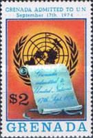 U.N. emblem and scroll