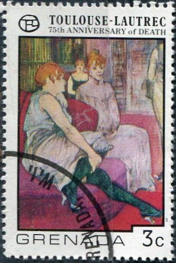 "Salon in the Rue des Moulins"