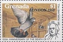 Pigeon post - overprinted