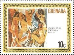Les Desmoiselles d'Avignon. by Picasso