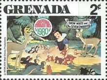 Snow White singing to animals