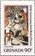 'Cavalier with Pipe', 1968