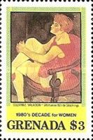 Woman in White Stockings