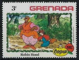 Robin Hood and Little John dressed as women