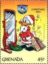 Looking in the mirror - Donald Duck