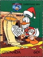 Filling the nephew´s sacks - Donald Duck