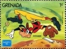 Baseball, Pitcher - Goofy