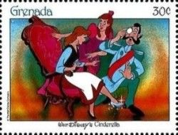 Cinderella tries on the shoe