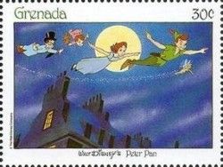 Peter Pan, Wendy, her brothers, Tinkerbell