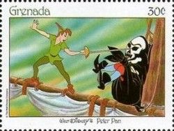Peter Pan on the pirate ship