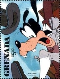 Goofy in a trunk