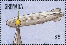 Airship LZ 127 over Moscow (1930)