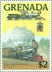 Chicago & Rock Island Railroad "America“, 1867, USA