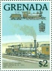 Lehigh Valley Railroad Consolidation Nr. 63, 1866, USA